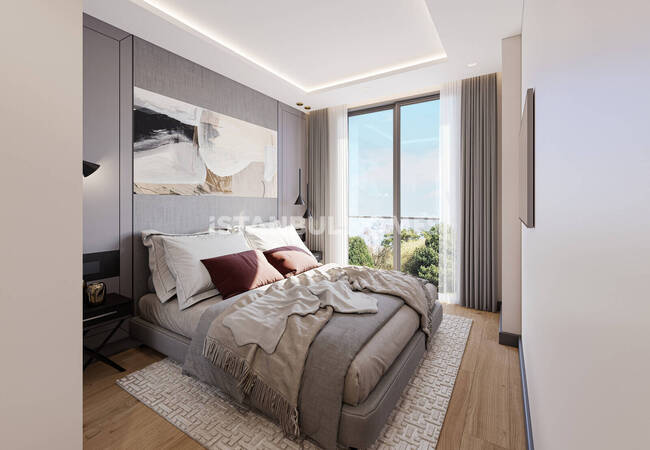 Sea View Apartments in Complex with Pool in Istanbul Tuzla 27