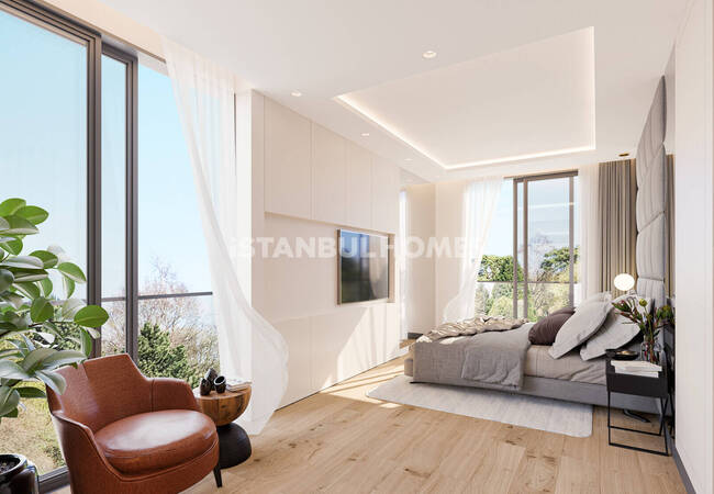 Sea View Apartments in Complex with Pool in Istanbul Tuzla 29