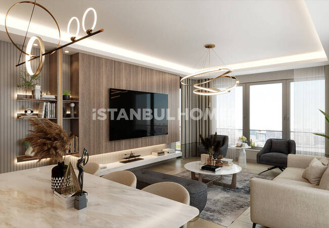 İstanbul Tuzla'da Kapsamlı Sitede Deniz Manzaralı Daireler 7