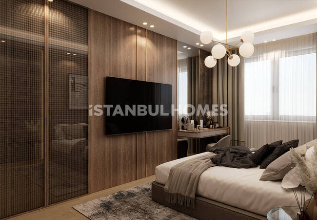 İstanbul Tuzla'da Kapsamlı Sitede Deniz Manzaralı Daireler 15