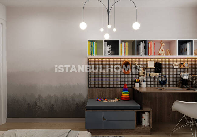 İstanbul Tuzla'da Kapsamlı Sitede Deniz Manzaralı Daireler 17