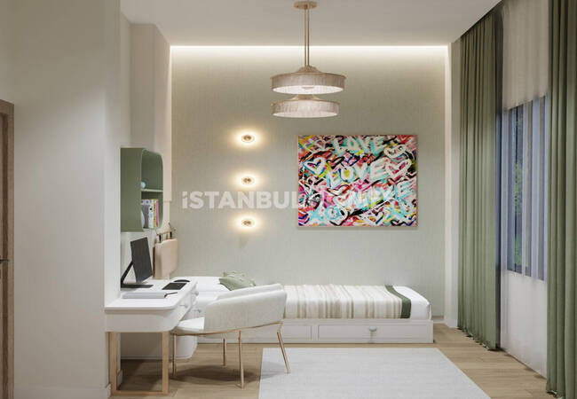 İstanbul Arnavutköy'de Özel Bahçeli ve Göl Manzaralı Evler 16