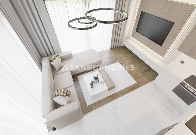 İstanbul Arnavutköy'de Özel Bahçeli ve Göl Manzaralı Evler 11