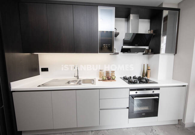 Квартиры с просторными интерьерами в Зейтинбурну, Стамбул 10