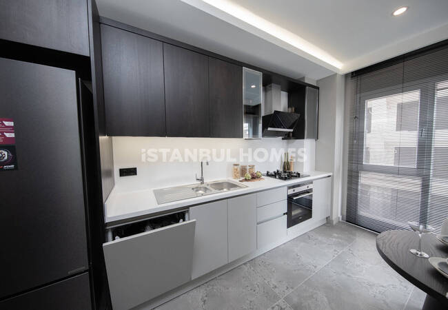Квартиры с просторными интерьерами в Зейтинбурну, Стамбул 11