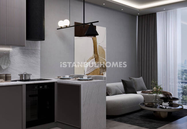 Flats in a Complex with Security in Kagithane Istanbul 9