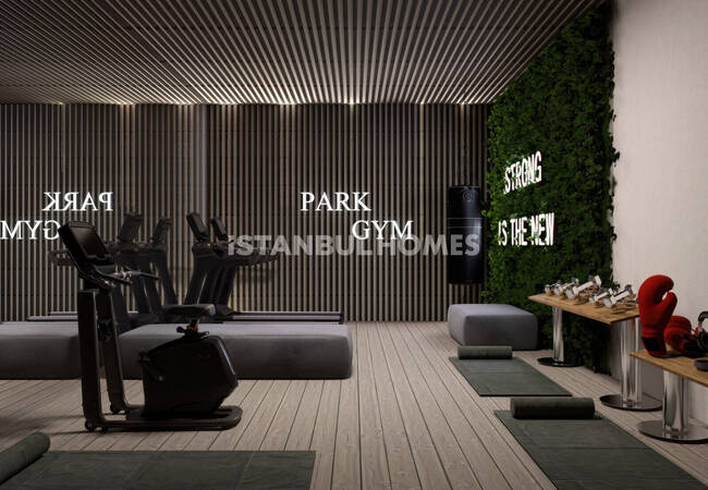 Flats in a Complex with Security in Kagithane Istanbul 18