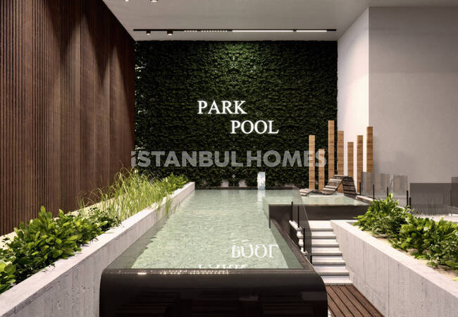 Flats in a Complex with Security in Kagithane Istanbul 19