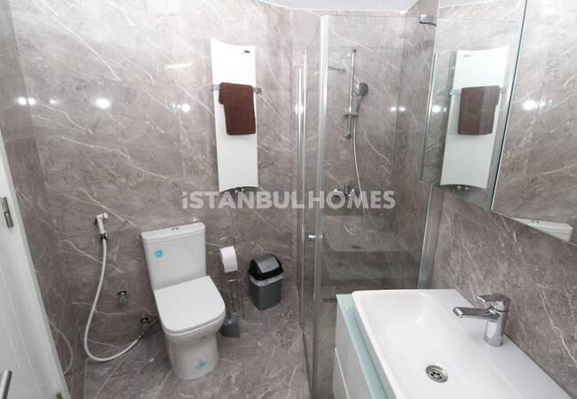 شقة بغرفة نوم واحدة بالقرب من المترو في باغجلار اسطنبول 17