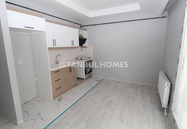 伊斯坦布尔埃森尤特综合设施内一卧室公寓 4