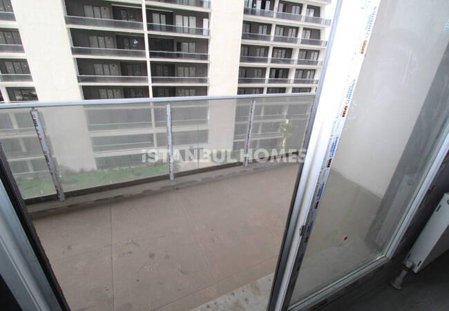 伊斯坦布尔埃森尤特综合设施内一卧室公寓 16