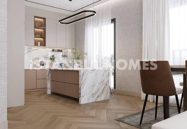 Bosphorus View-flats with Private Gardens in Uskudar Istanbul 11