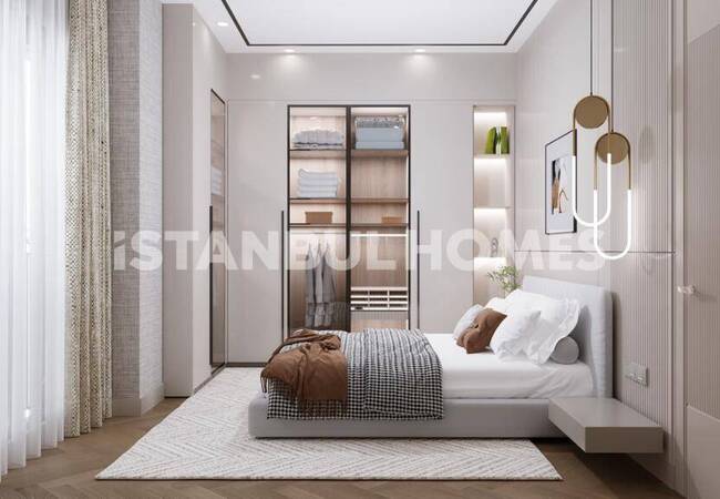 Bosphorus View-flats with Private Gardens in Uskudar Istanbul 14