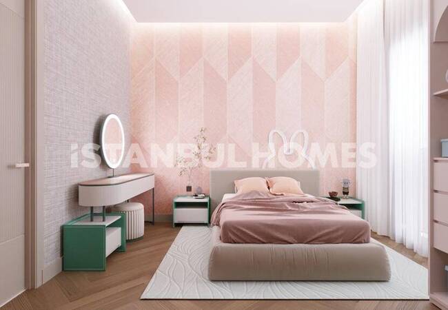 Bosphorus View-flats with Private Gardens in Uskudar Istanbul 15