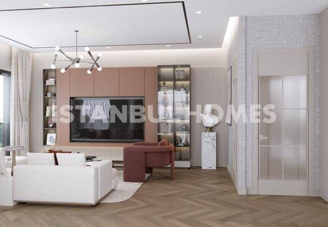 Bosphorus View-flats with Private Gardens in Uskudar Istanbul 8