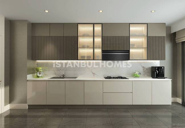 آپارتمان های شیک در یک پروژه با امکانات رفاهی در ساریر استانبول 10