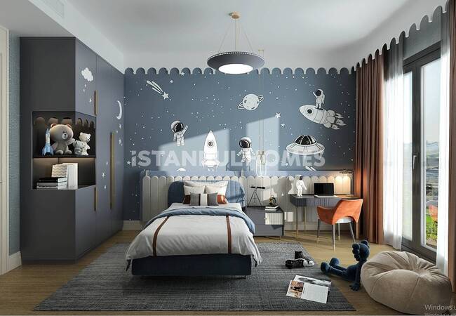 آپارتمان های شیک در یک پروژه با امکانات رفاهی در ساریر استانبول 14