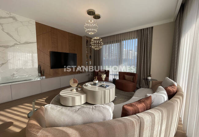 آپارتمان های شیک در یک پروژه با امکانات رفاهی در ساریر استانبول 8