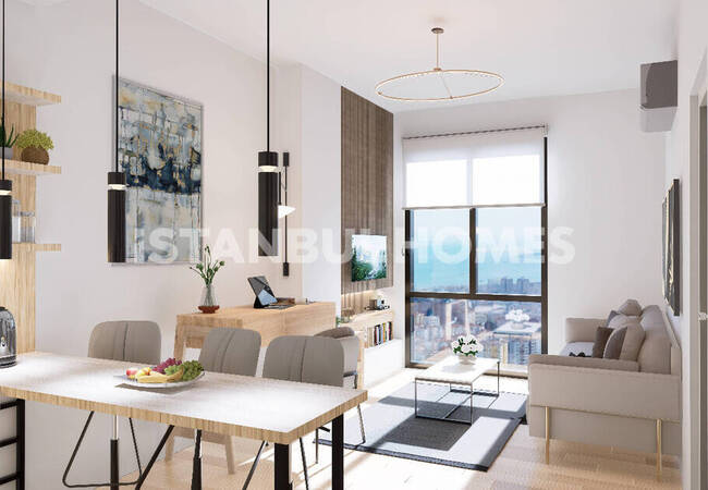 Investment Flats with Rental Guarantee in Istanbul Besiktas 5