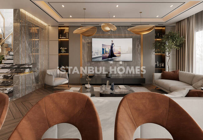 Detached Twin Homes Project in Başakşehir Bahçeşehir 10