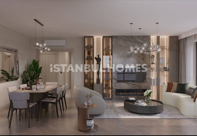 Maltepe'de Deniz ve Adalar Manzaralı Daireler 9