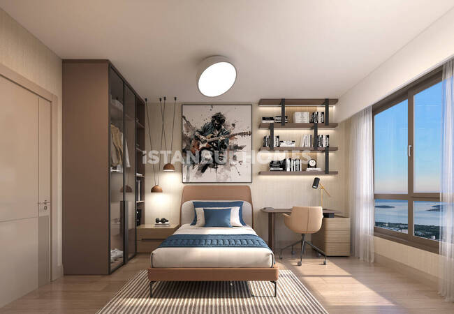 Maltepe'de Deniz ve Adalar Manzaralı Daireler 13