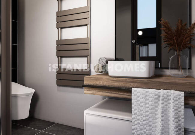 Appartements Avec Vue Sur La Nature Et Piscine Intérieure À üsküdar İstanbul 10