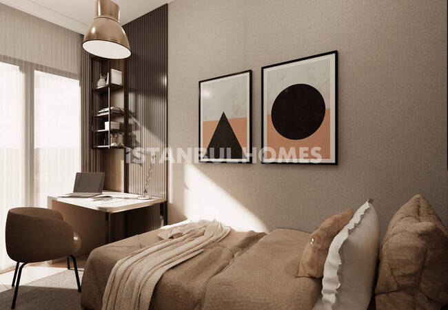 آپارتمان‌های مشرف به دریاچه با استخر و پارکینگ در استانبول آوجیلار 17