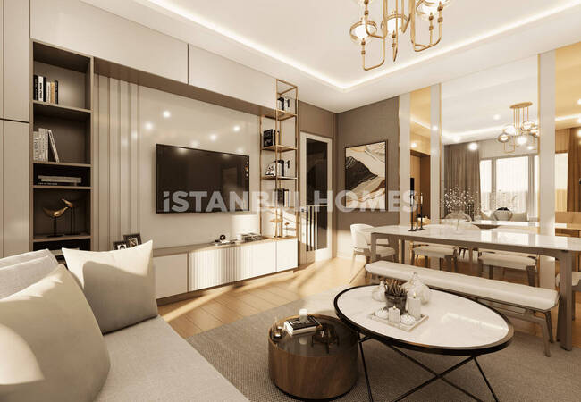 آپارتمان‌های مشرف به دریاچه با استخر و پارکینگ در استانبول آوجیلار 6