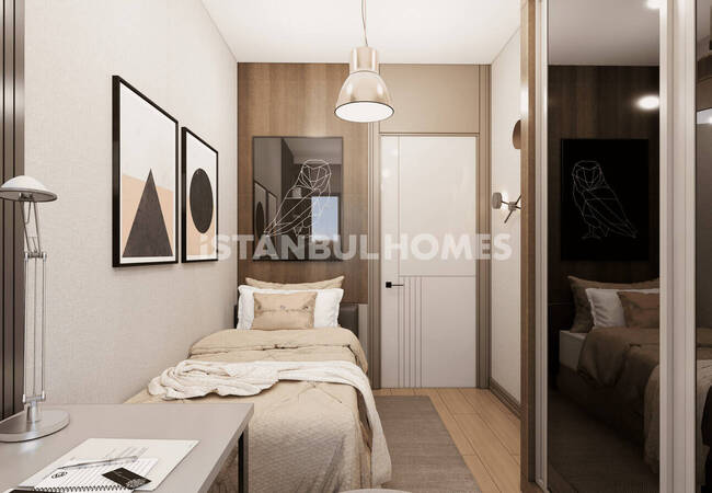 آپارتمان‌های مشرف به دریاچه با استخر و پارکینگ در استانبول آوجیلار 16