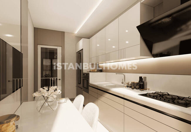 آپارتمان‌های مشرف به دریاچه با استخر و پارکینگ در استانبول آوجیلار 11