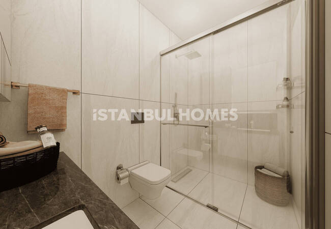 آپارتمان‌های مشرف به دریاچه با استخر و پارکینگ در استانبول آوجیلار 19