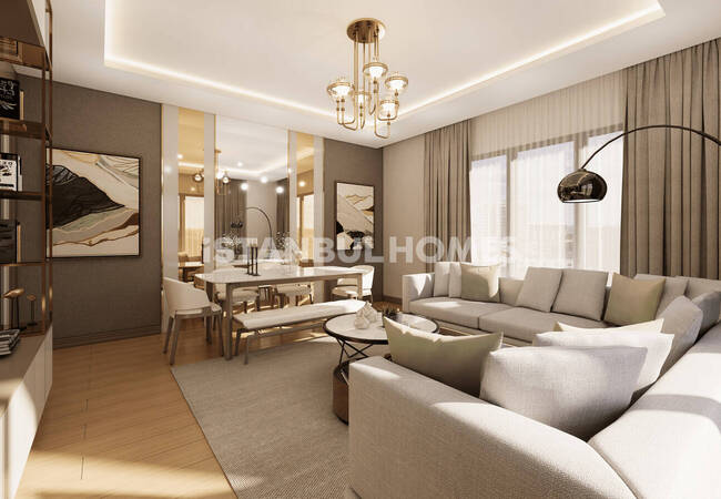 آپارتمان‌های مشرف به دریاچه با استخر و پارکینگ در استانبول آوجیلار 8