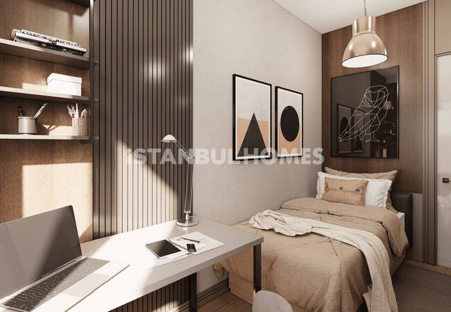 آپارتمان‌های مشرف به دریاچه با استخر و پارکینگ در استانبول آوجیلار 15