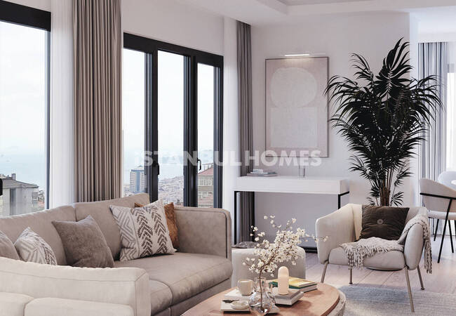 شقق فسيحة بالقرب من المرافق في بيشكتاش 7