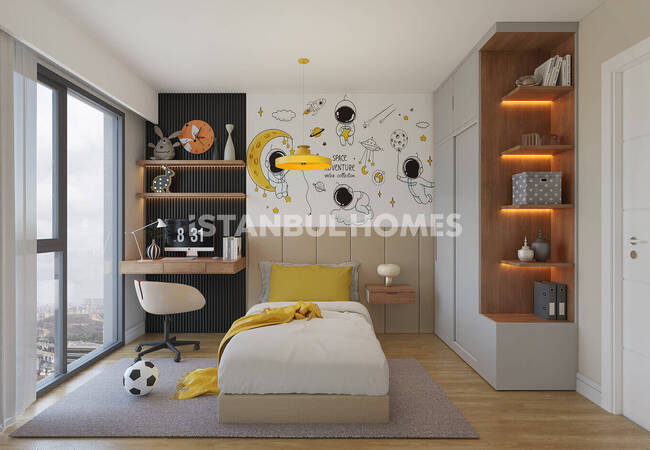 İstanbul’da Kapalı Havuzu Bulunan Sitede Seçkin Daireler 12