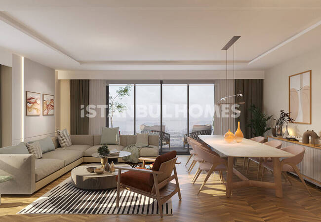 İstanbul’da Kapalı Havuzu Bulunan Sitede Seçkin Daireler 7