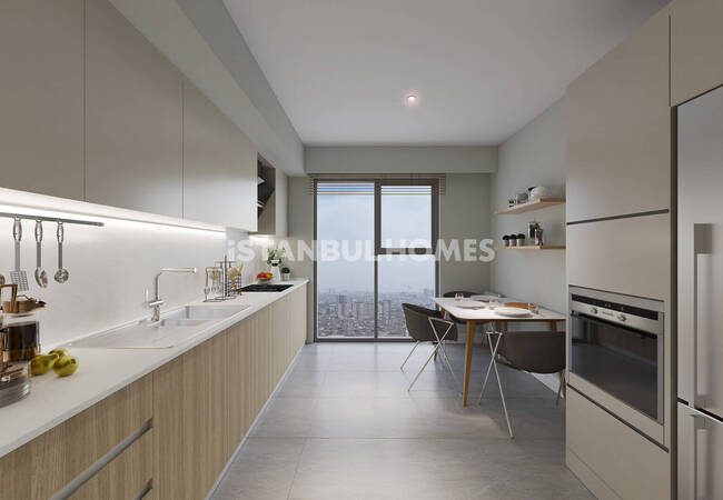 İstanbul’da Kapalı Havuzu Bulunan Sitede Seçkin Daireler 9