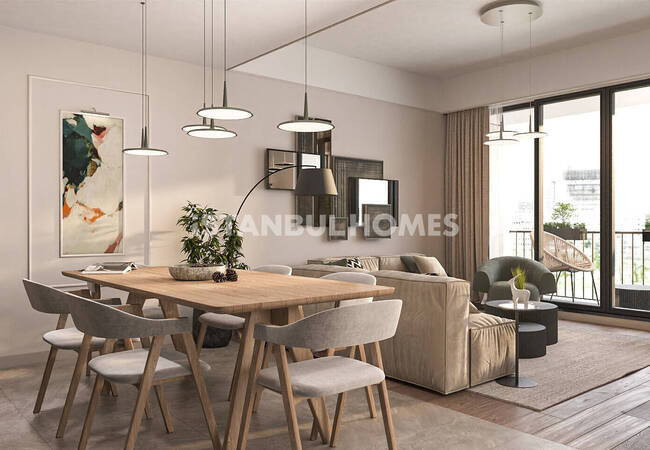 Kağıthane İstanbul'da Metroya 400 Metre Mesafede Daireler 8