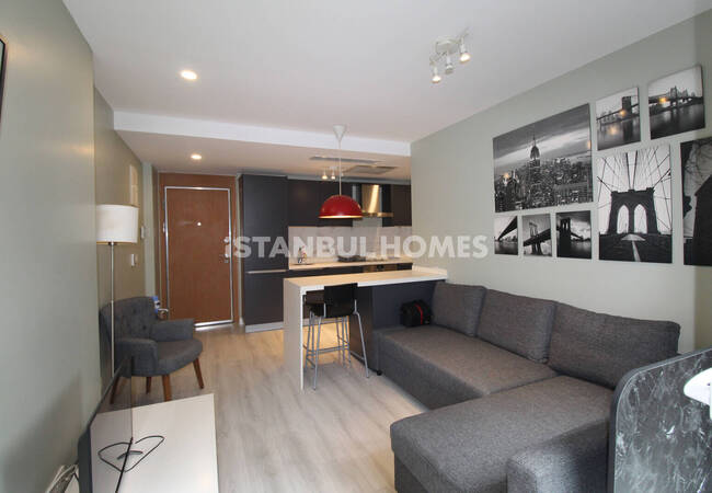 Furnished 1-bedroom Flat with Garden in Eyüpsultan 6