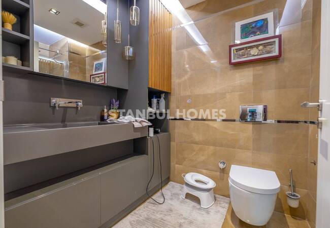 Квартира с видом на лес рядом с торговым центром в Сарыере, Стамбул 17