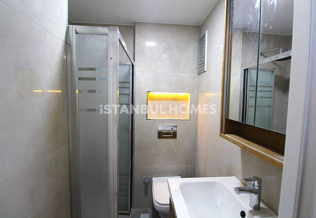 Трёхкомнатная квартира в 750 м от моря в Бююкчекмедже 14