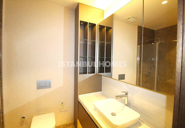 شقق أنيقة في مجمع سكني فاخر في باكيركوي 26