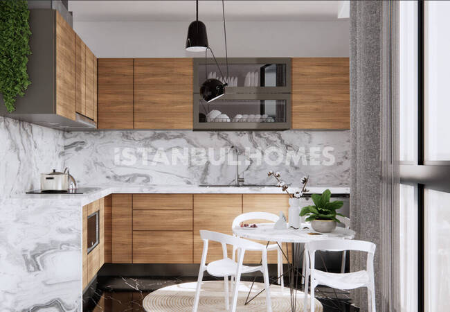 شقق أنيقة في مجمع مع مسبح في أوسكودار، إسطنبول 8