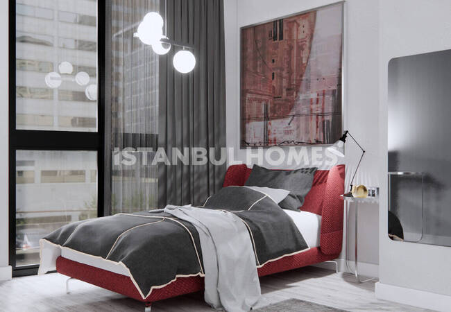 شقق أنيقة في مجمع مع مسبح في أوسكودار، إسطنبول 10