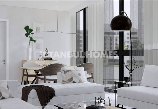 شقق أنيقة في مجمع مع مسبح في أوسكودار، إسطنبول 6