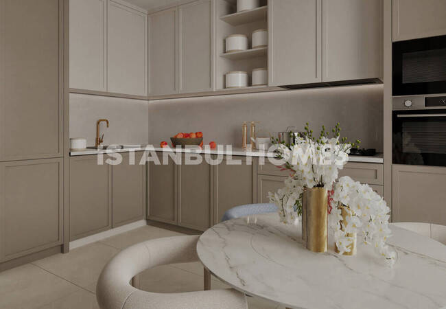 İstanbul Üsküdar'da Ana Caddeye Yakın Deniz Manzaralı Daireler 9