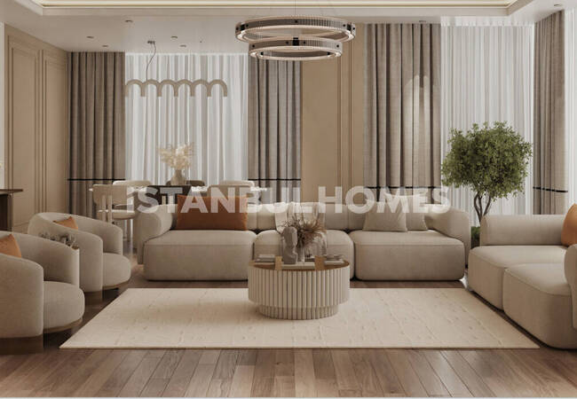 İstanbul Üsküdar'da Ana Caddeye Yakın Deniz Manzaralı Daireler 5