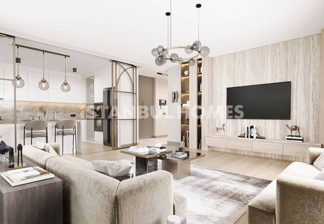 İstanbul Üsküdar'da Denize Yakın Projede Deniz Manzaralı Daireler 7