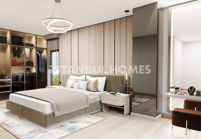 İstanbul Üsküdar'da Denize Yakın Projede Deniz Manzaralı Daireler 11